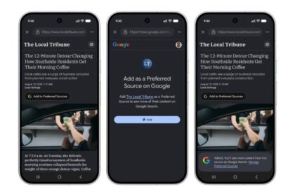 Google Preferred Sources Button: Publishers Fight AI Traffic Loss