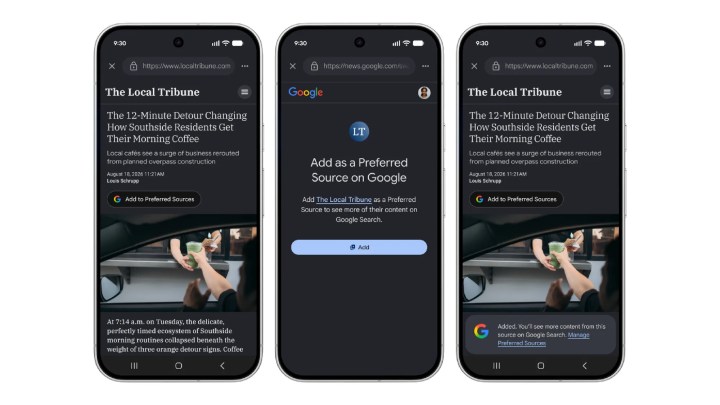 Google Preferred Sources Button: Publishers Fight AI Traffic Loss
