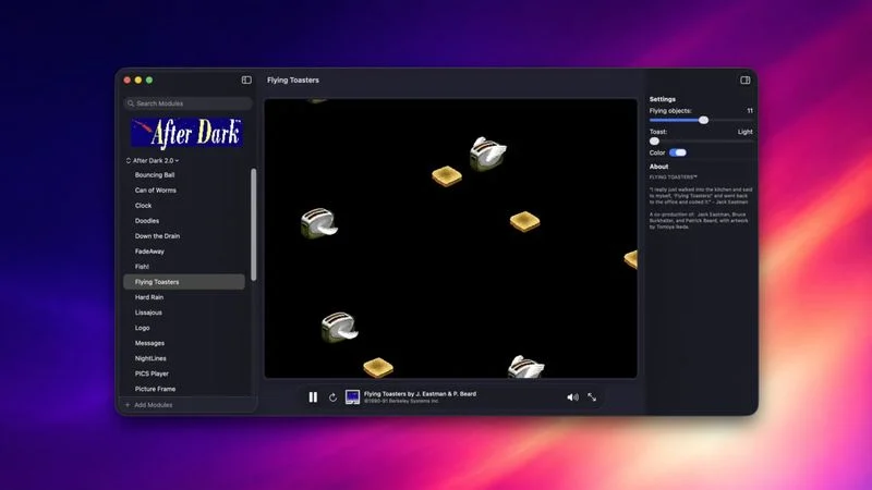 After Dark Screen Savers Return to Modern macOS