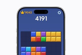 Block Blast!+ puzzle game interface on Apple Arcade