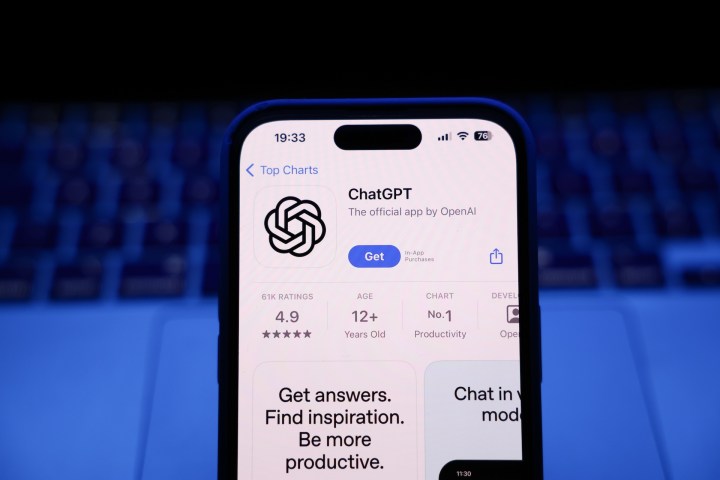 ChatGPT interface showing the new Think button and model selection options