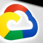Google Cloud logo displayed at Mobile World Congress entrance