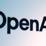 OpenAI and Apple logos on a courtroom gavel background