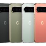 Google Pixel 11 phones displayed with Gemini AI interface on screens