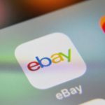 eBay Live shopping interface showing a livestream auction with product details